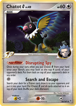 Chatot G Supreme Victors #54