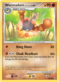 Wormadam Sandy Cloak Arceus #50