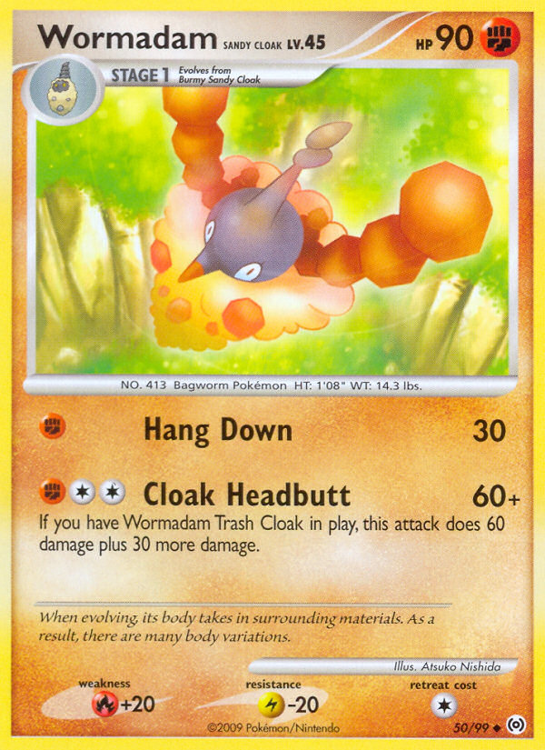 Wormadam Sandy Cloak #50 Arceus