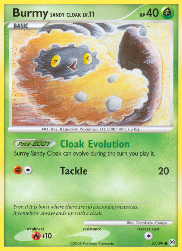 Burmy Sandy Cloak #57 Arceus