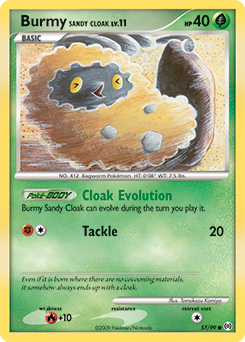 Burmy Sandy Cloak #57 Arceus