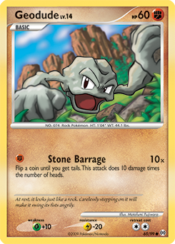 Geodude #65 Arceus