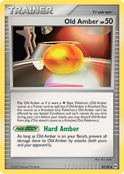 Old Amber #89 Arceus