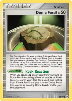 Dome Fossil #92 Arceus