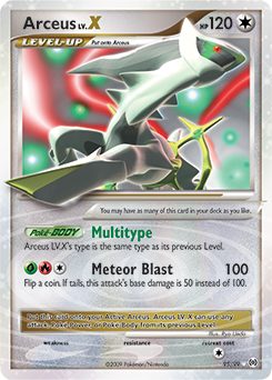 Arceus LV.X #95 PSA 10