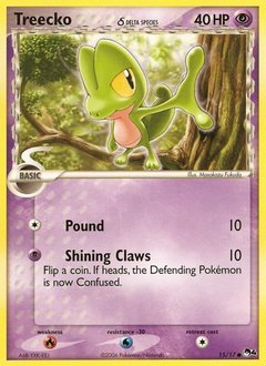 Treecko δ #15 PSA 10