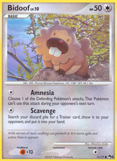 Bidoof #11 POP Series 6