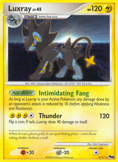 Luxray — POP Series 8 chase card