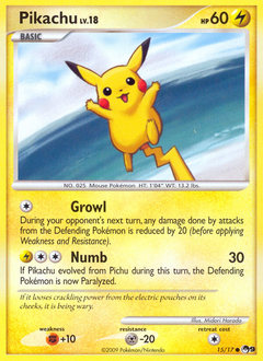 Pikachu — POP Series 9 chase card