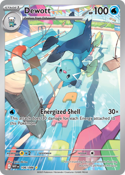 Dewott #106 White Flare
