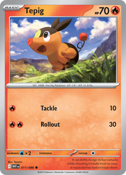 Tepig #11 White Flare