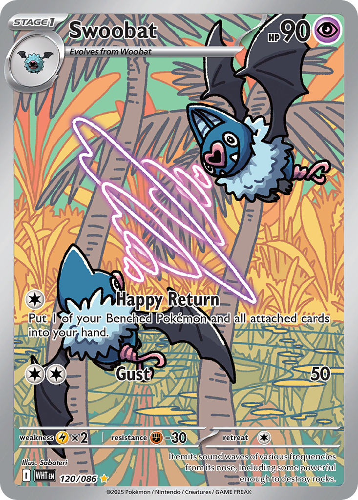 Swoobat #120 White Flare