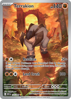 Terrakion #135 White Flare