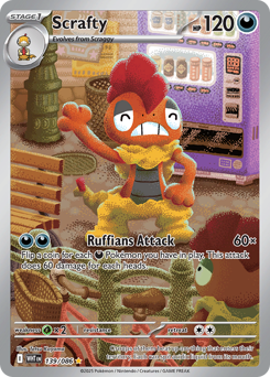 Scrafty #139 White Flare