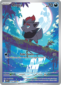 Zorua #142 White Flare