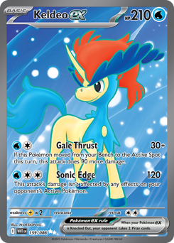 Keldeo ex #159 White Flare