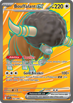 Bouffalant ex #162 White Flare