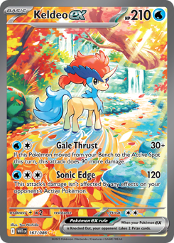 Keldeo ex #167 White Flare