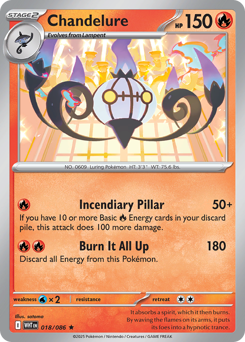 Chandelure #18 White Flare