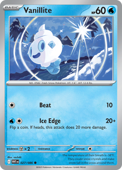 Vanillite #27 White Flare