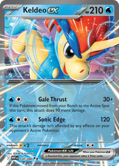 Keldeo ex #30 White Flare