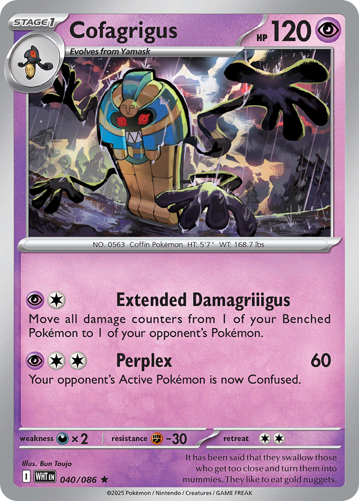 Cofagrigus #40 White Flare