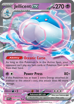 Jellicent ex #45 White Flare