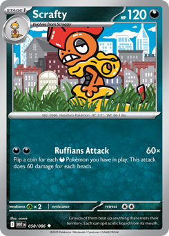 Scrafty #58 White Flare