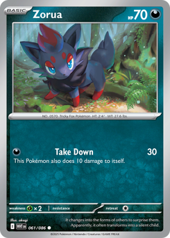 Zorua #61 White Flare