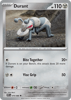 Durant #70 White Flare