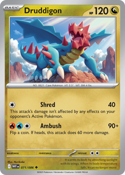 Druddigon #71 White Flare