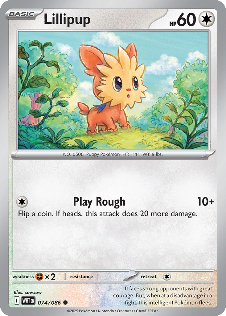 Lillipup #74 White Flare