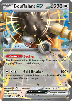 Bouffalant ex #77 White Flare