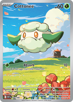 Cottonee #90 PSA 10