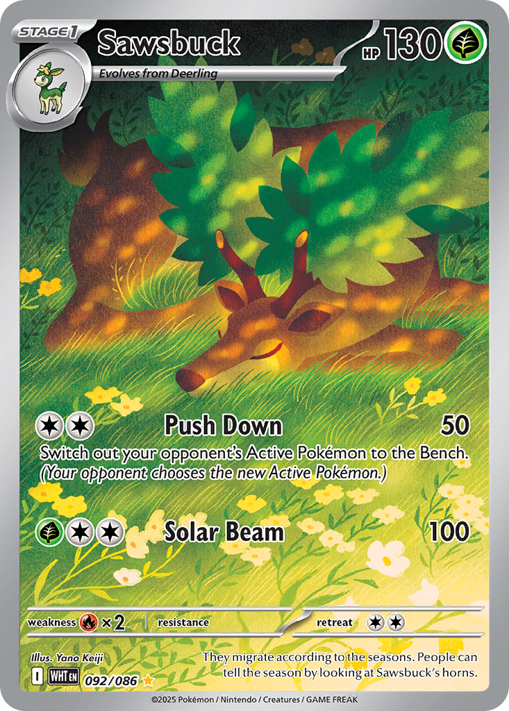 Sawsbuck #92 White Flare