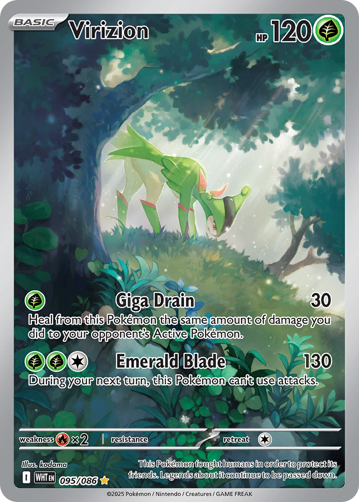 Virizion #95 White Flare