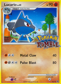Lucario #12 Pokémon Rumble