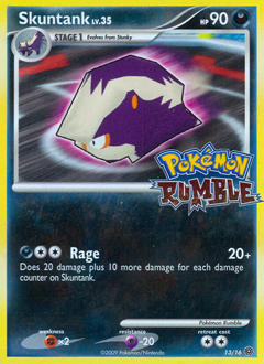 Skuntank #13 Pokémon Rumble