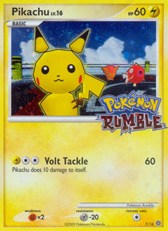 Pikachu #7 Pokémon Rumble