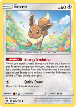 Eevee #101A Sun & Moon