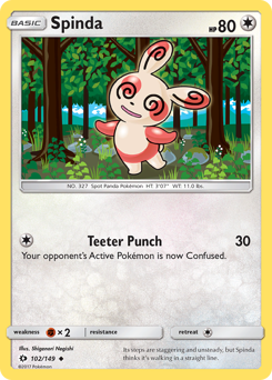 Spinda #102 Sun & Moon