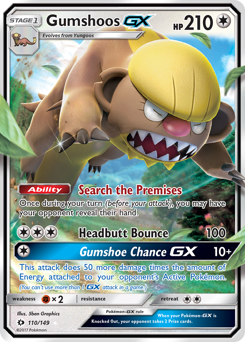 Gumshoos-GX #110 Sun & Moon