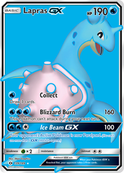 Lapras-GX #139 Sun & Moon