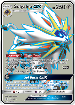 Solgaleo-GX #143 Sun & Moon