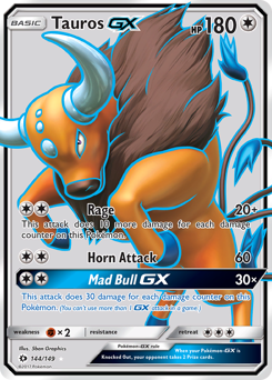 Tauros-GX #144 Sun & Moon