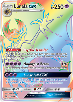 Lunala-GX #153 Sun & Moon