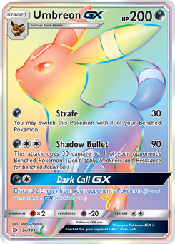 Umbreon-GX #154 Sun & Moon