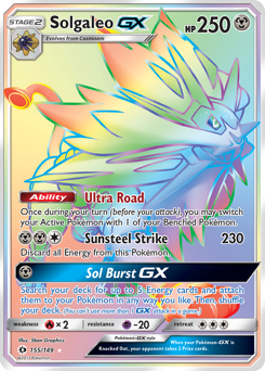 Solgaleo-GX #155 Sun & Moon