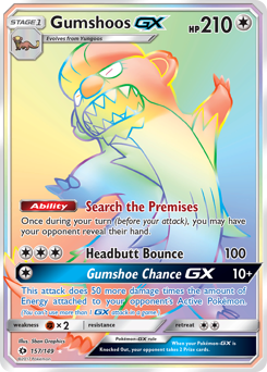 Gumshoos-GX #157 PSA 10