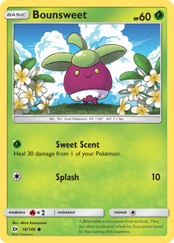 Bounsweet #18 Sun & Moon